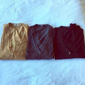 Uniqlo Cashmere Wool Cardigan Lot